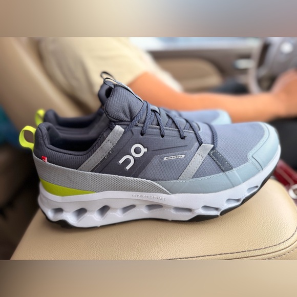 On Running Other - On Running Navy and Lime Sneakers